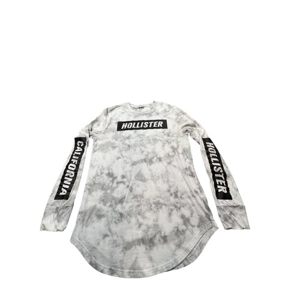 Hollister California Long Sleeve Tie-Dye Shirt Mens Medium Preppy Thrashed Punk - Picture 2 of 11